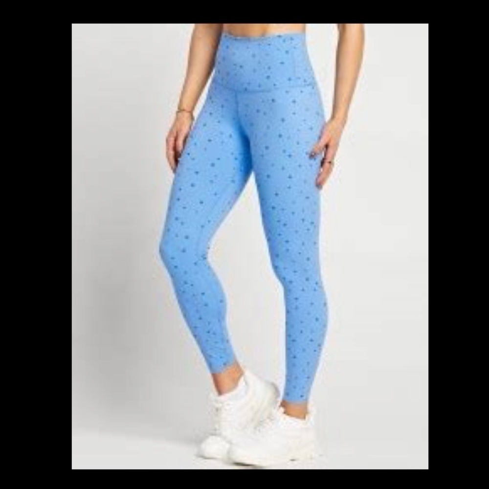 TAVI - High Waisted 7/8 Tight - Ocean Star Design - Blue - NWT